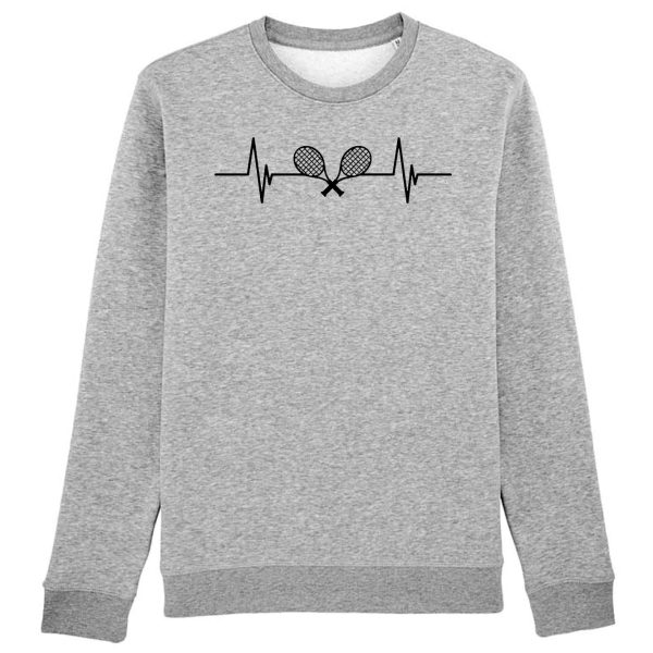 Sweat Adulte Rythme cardiaque tennis