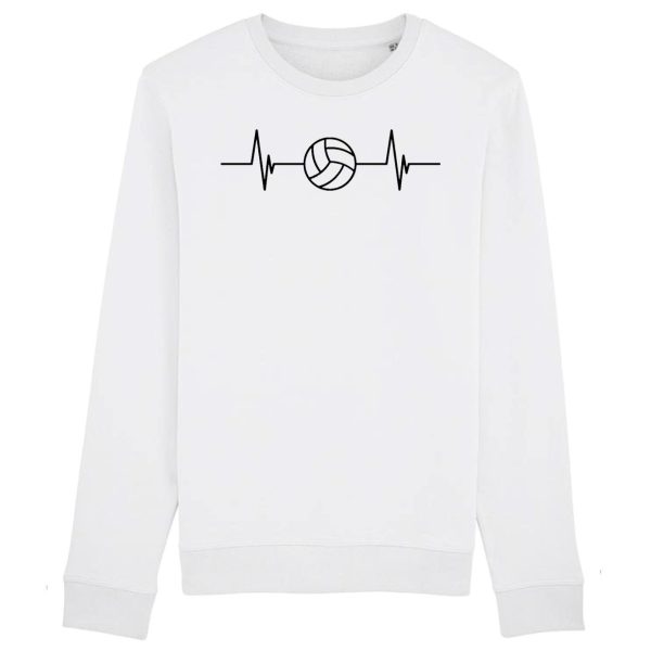 Sweat Adulte Rythme cardiaque volley