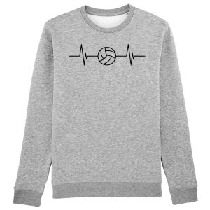Sweat Adulte Rythme cardiaque volley