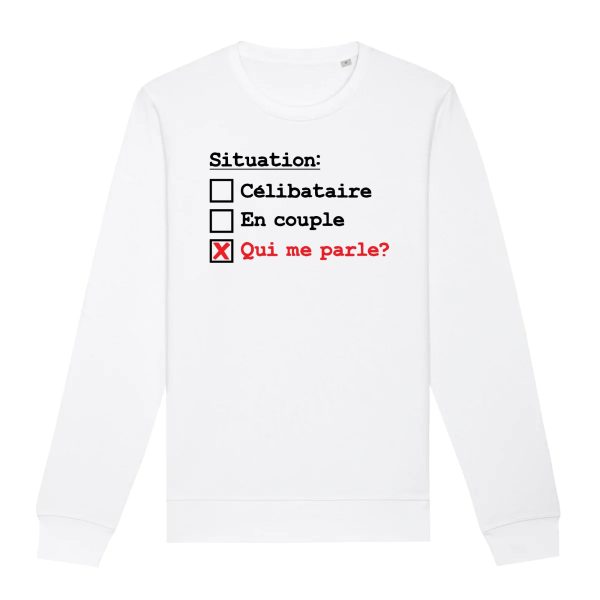 Sweat Adulte Situation celibataire