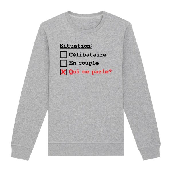 Sweat Adulte Situation celibataire