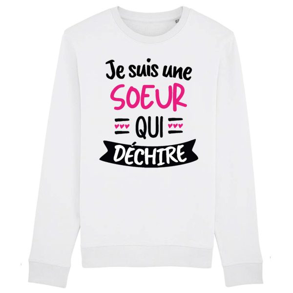 Sweat Adulte Soeur qui dechire