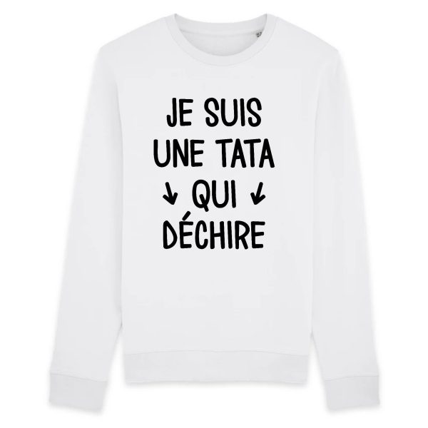 Sweat Adulte Tata qui dechire