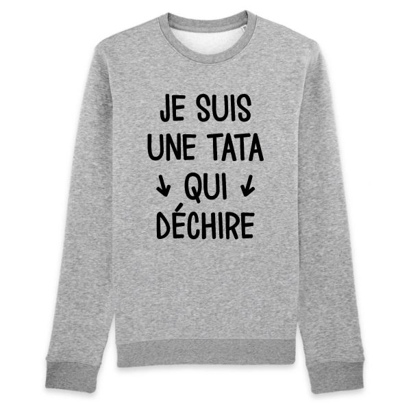 Sweat Adulte Tata qui dechire