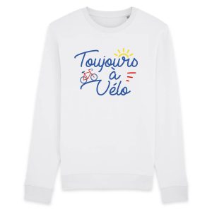 Sweat Adulte Toujours a velo