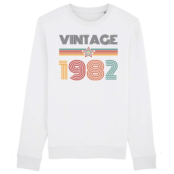 Sweat Adulte Vintage annee 1982