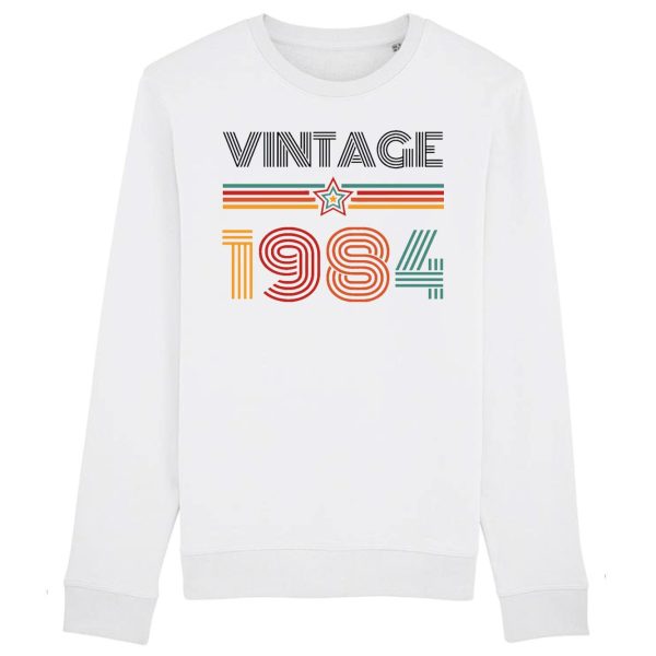 Sweat Adulte Vintage annee 1984