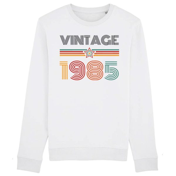 Sweat Adulte Vintage annee 1985