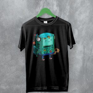 Adventure Time T-Shirt Cartoon BMO Shirt Animated Character