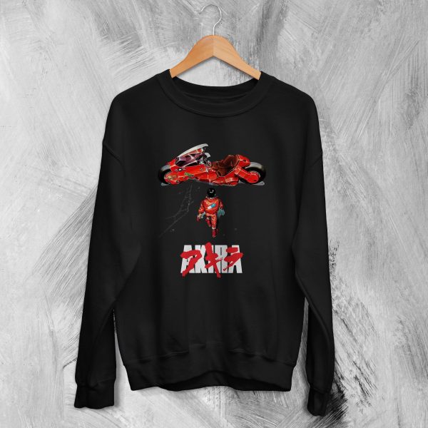 Akira Anime Sweatshirt Neo Tokyo Sweater Vintage Inspired Motorcycle