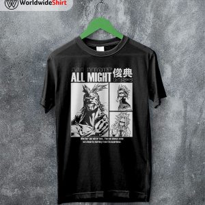 All Might Aesthetic T-shirt Boku No Hero Academia Shirt BNHA Merch