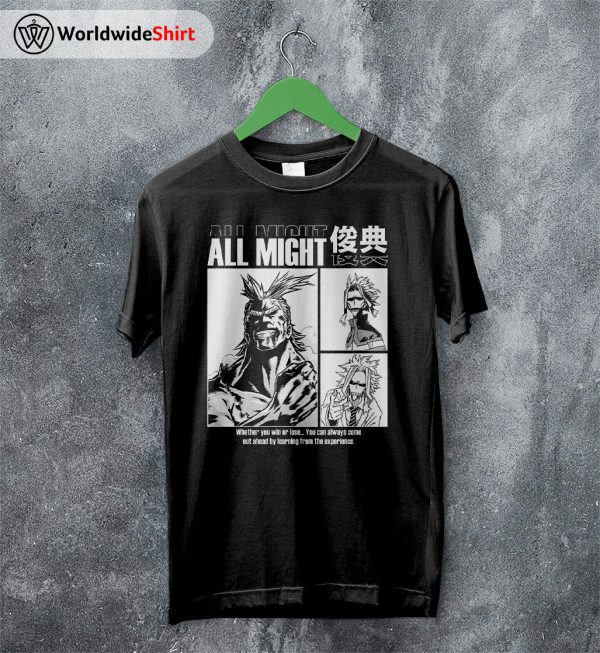 All Might Aesthetic T-shirt Boku No Hero Academia Shirt BNHA Merch