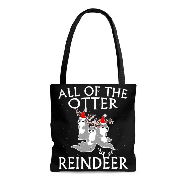 All Of The Gray Otter Reindeer Christmas Tote Bag