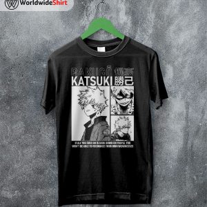 Bakugo Aesthetic T-shirt Boku No Hero Academia Shirt BNHA Merch