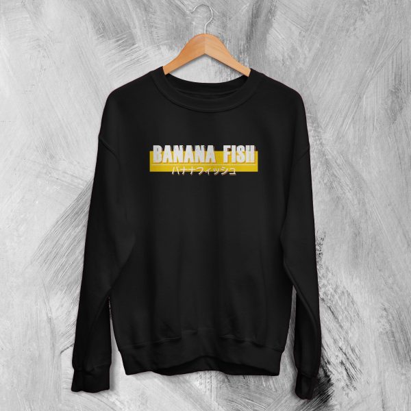 Banana Fish Sweatshirt Ash Lynx Sweater バナナフィッシュ Anime Manga Merch