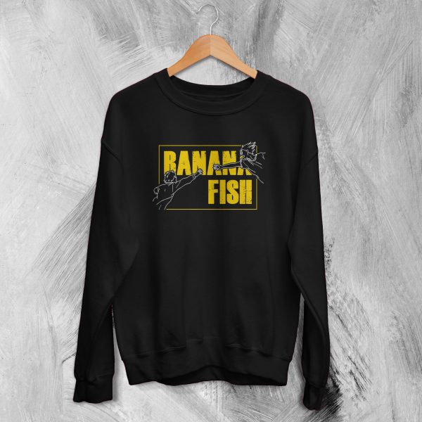 Banana Fish Sweatshirt Ash Lynx Sweater Eiji Okumura Manga Anime Merch