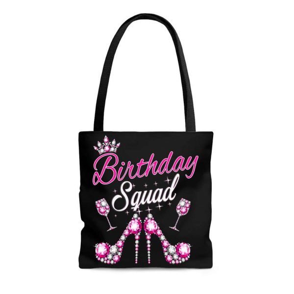 Birthday Squad Crown Elegant Tote Bag