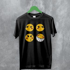 Cowboy Bebop T-Shirt Expression Emoticon Space Shirt Cyberpunk Anime