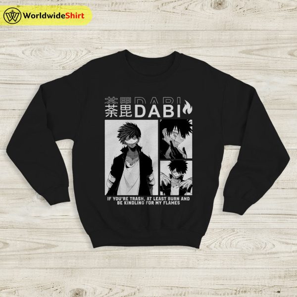 Dabi Aesthetic Sweatshirt Boku No Academia Shirt BNHA Merch