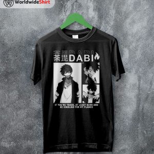 Dabi Aesthetic T-shirt Boku No Hero Academia Shirt BNHA Merch
