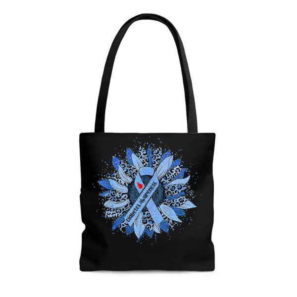 Daisy Sunflower Diabetes Awareness Tote Bag