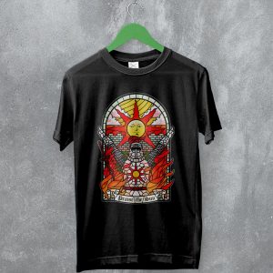 Dark Souls T-Shirt Praise The Sun Shirt Iconic Game Merchandise