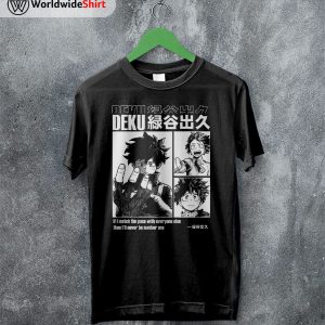 Deku Aesthetic T-shirt Boku No Hero Academia Shirt BNHA Merch
