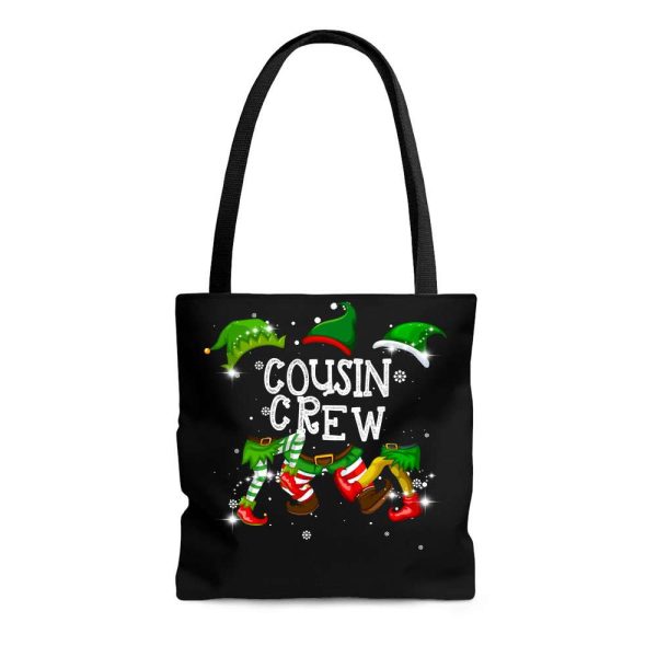 Elf Cousin Crew Christmas Tote Bag