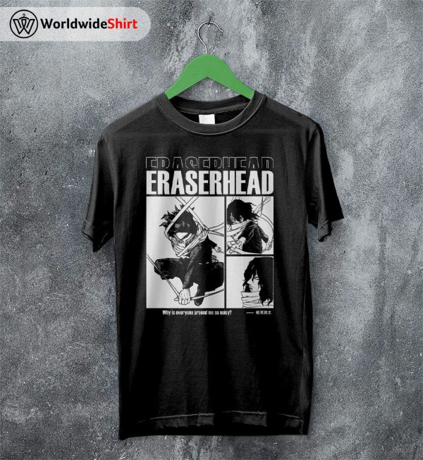 Eraserhead Aesthetic T-shirt Boku No Hero Academia Shirt BNHA Merch