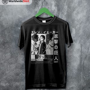 Eren Yeager AOT Shirt Attack On Titan Shirt Shingeki no Kyojin T-Shirt