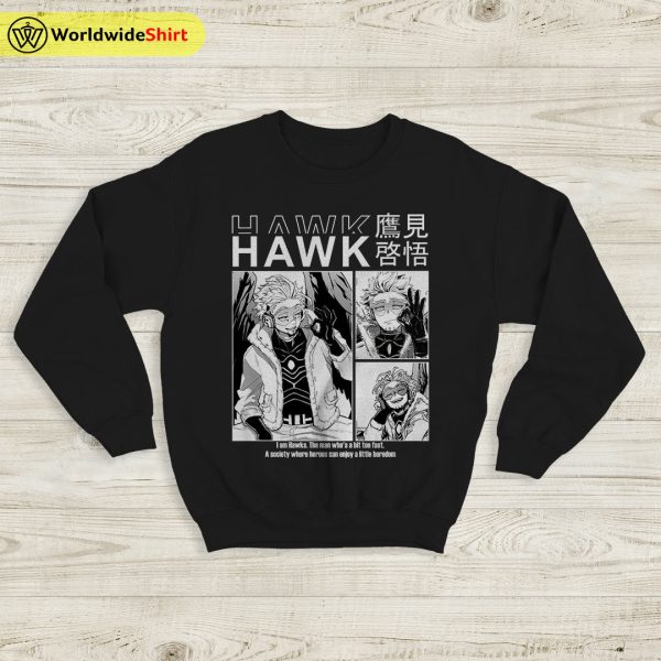 Hawk Aesthetic Sweatshirt Boku No Academia Shirt BNHA Merch