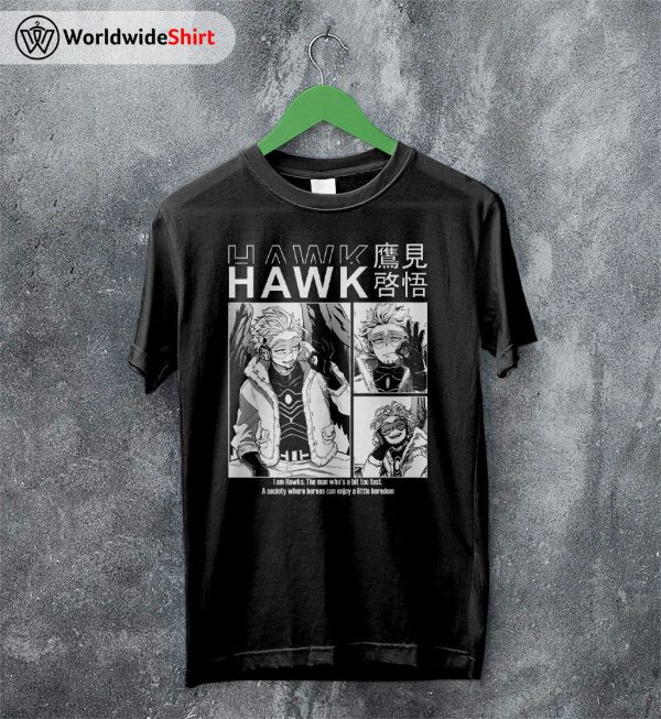 Hawk Aesthetic T-shirt Boku No Hero Academia Shirt BNHA Merch