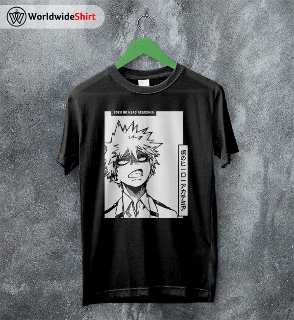 Katsuki Bakugo T-shirt Boku No Hero Academia Shirt BNHA Merch