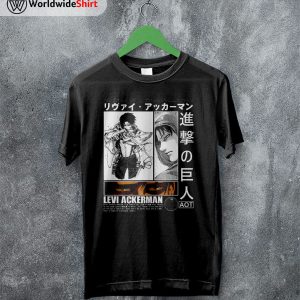 Levi Ackerman AOT Shirt Attack On Titan Shirt Shingeki no Kyojin T-Shirt