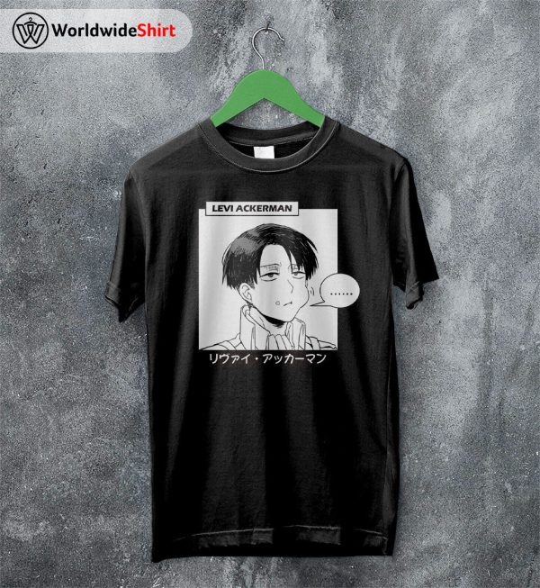 Levi Ackerman Shirt Attack On Titan Shirt Shingeki no Kyojin T-Shirt