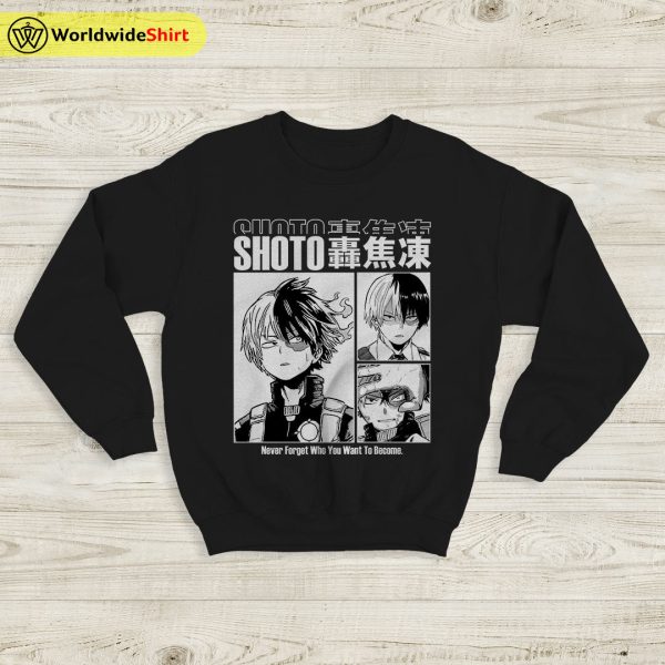Shoto Aesthetic Sweatshirt Boku No Academia Shirt BNHA Merch
