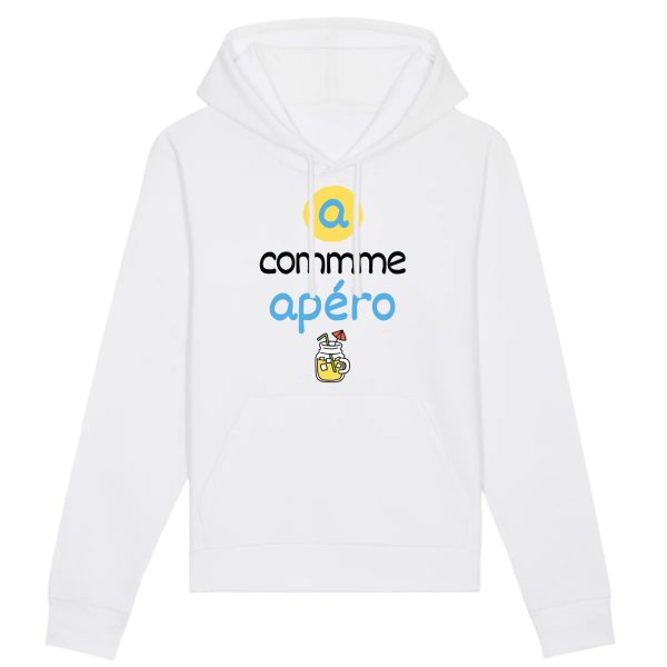 Sweat Capuche Adulte A comme apero