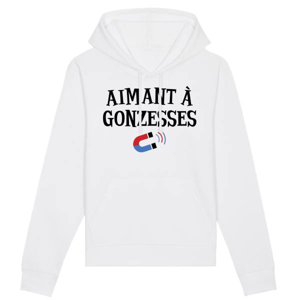 Sweat Capuche Adulte Aimant a gonzesses