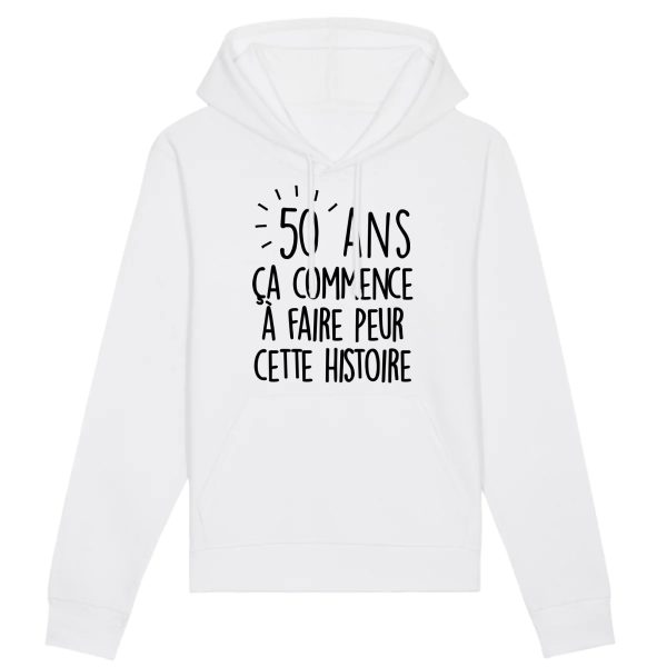 Sweat Capuche Adulte Anniversaire 50 ans