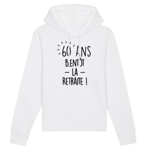 Sweat Capuche Adulte Anniversaire 60 ans
