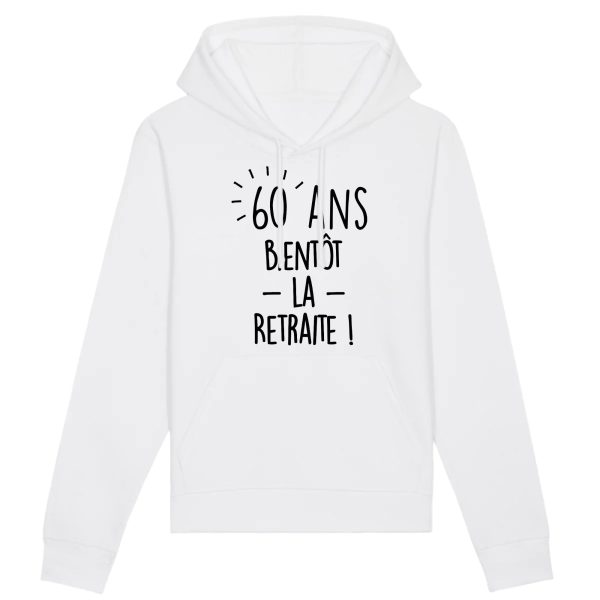 Sweat Capuche Adulte Anniversaire 60 ans