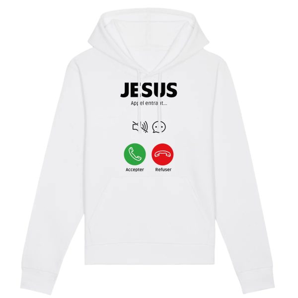 Sweat Capuche Adulte Appel de Jesus