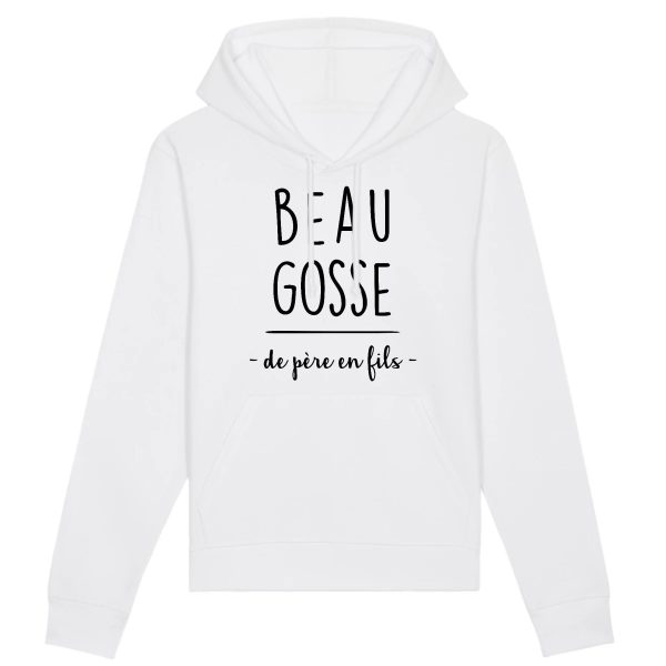 Sweat Capuche Adulte Beau gosse de pere en fils