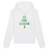 Sweat Capuche Adulte Ca sent le sapin