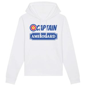 Sweat Capuche Adulte Captain Americard