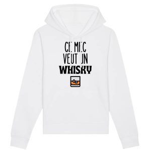 Sweat Capuche Adulte Ce mec veut un whisky