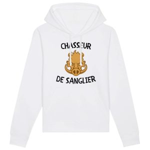 Sweat Capuche Adulte Chasseur de sanglier