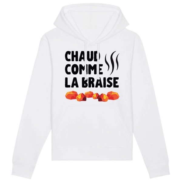 Sweat Capuche Adulte Chaud comme la braise