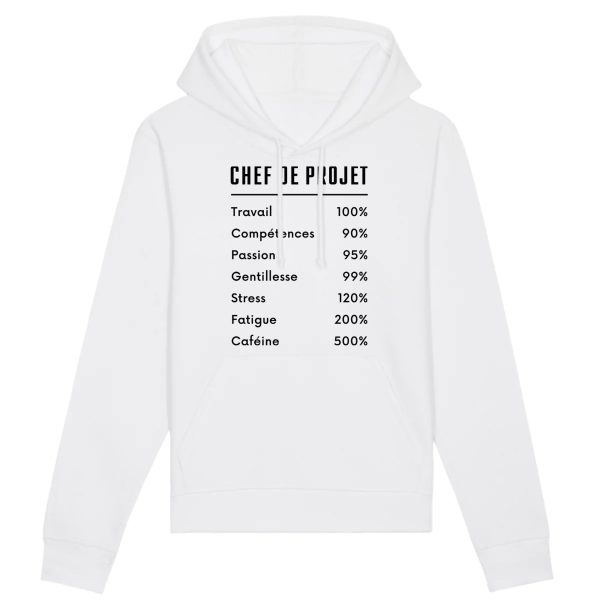 Sweat Capuche Adulte Chef de projet