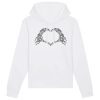 Sweat Capuche Adulte Coeur mains squelette